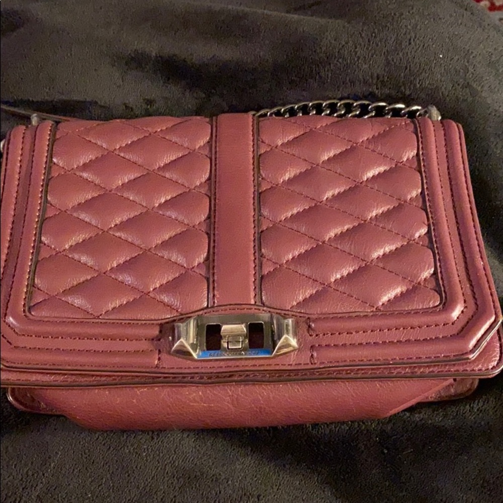 Rebecca Minkoff love Cassis colored handbag